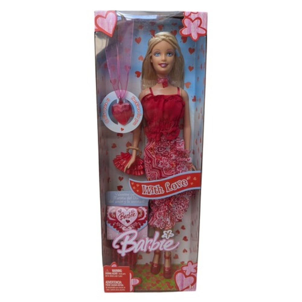 2005 Mattel Barbie With Love Valentines Doll H8254
